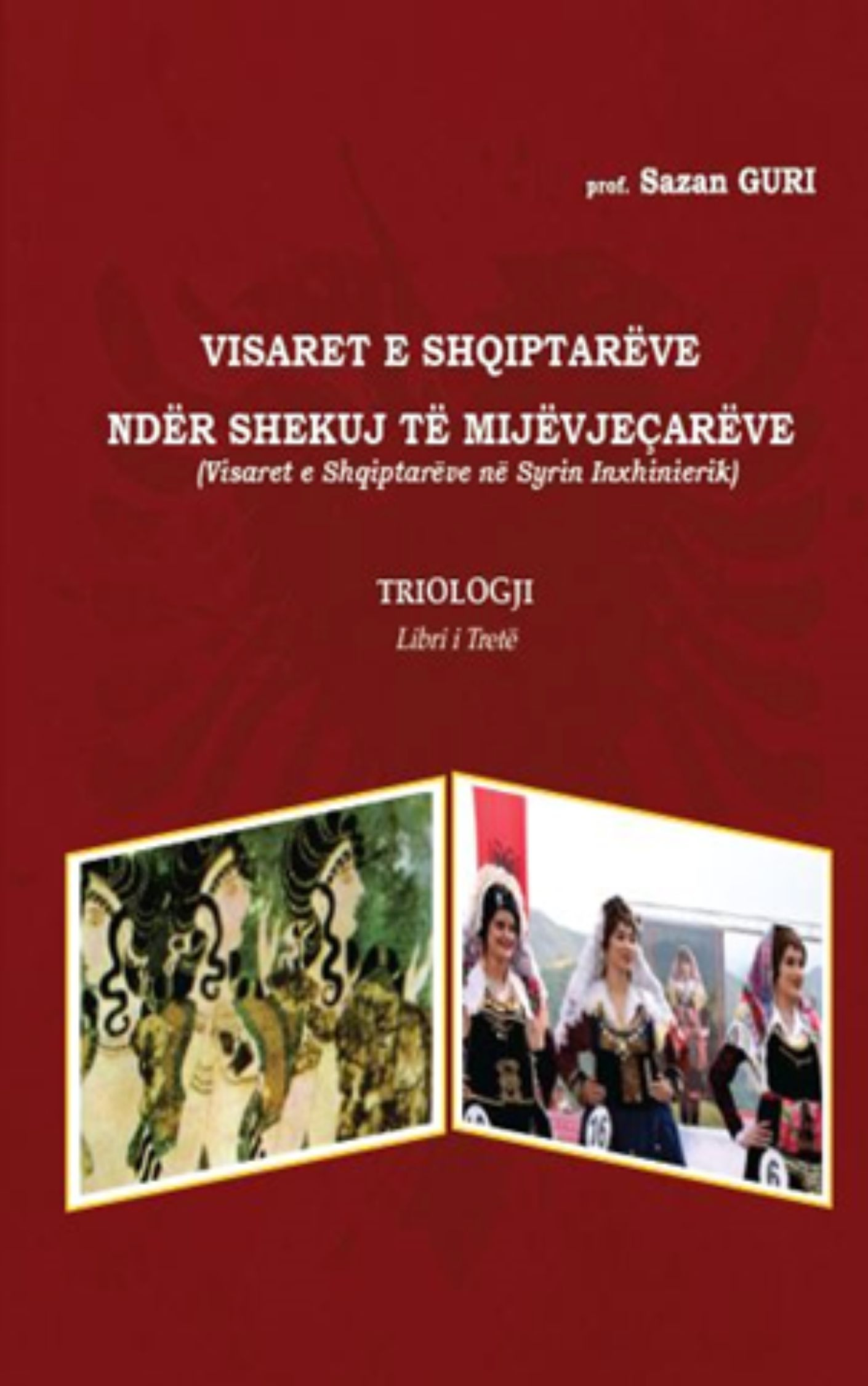 Kopertina e librit Visaret e shqiptareve ndër shekuj të mijëvjeçarëve - libri i tretë
