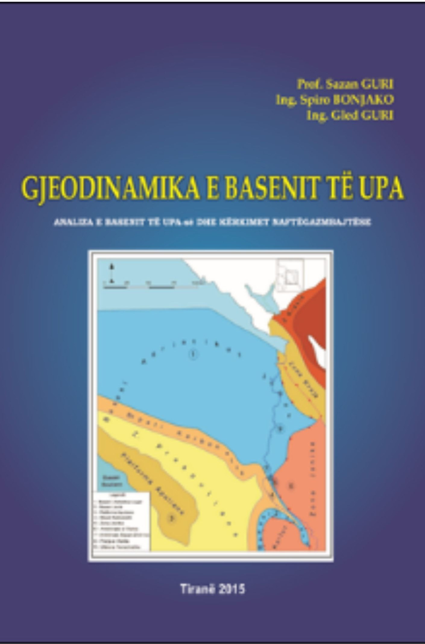 Kopertina e librit Gjeodinamika e basenit të Durrësit