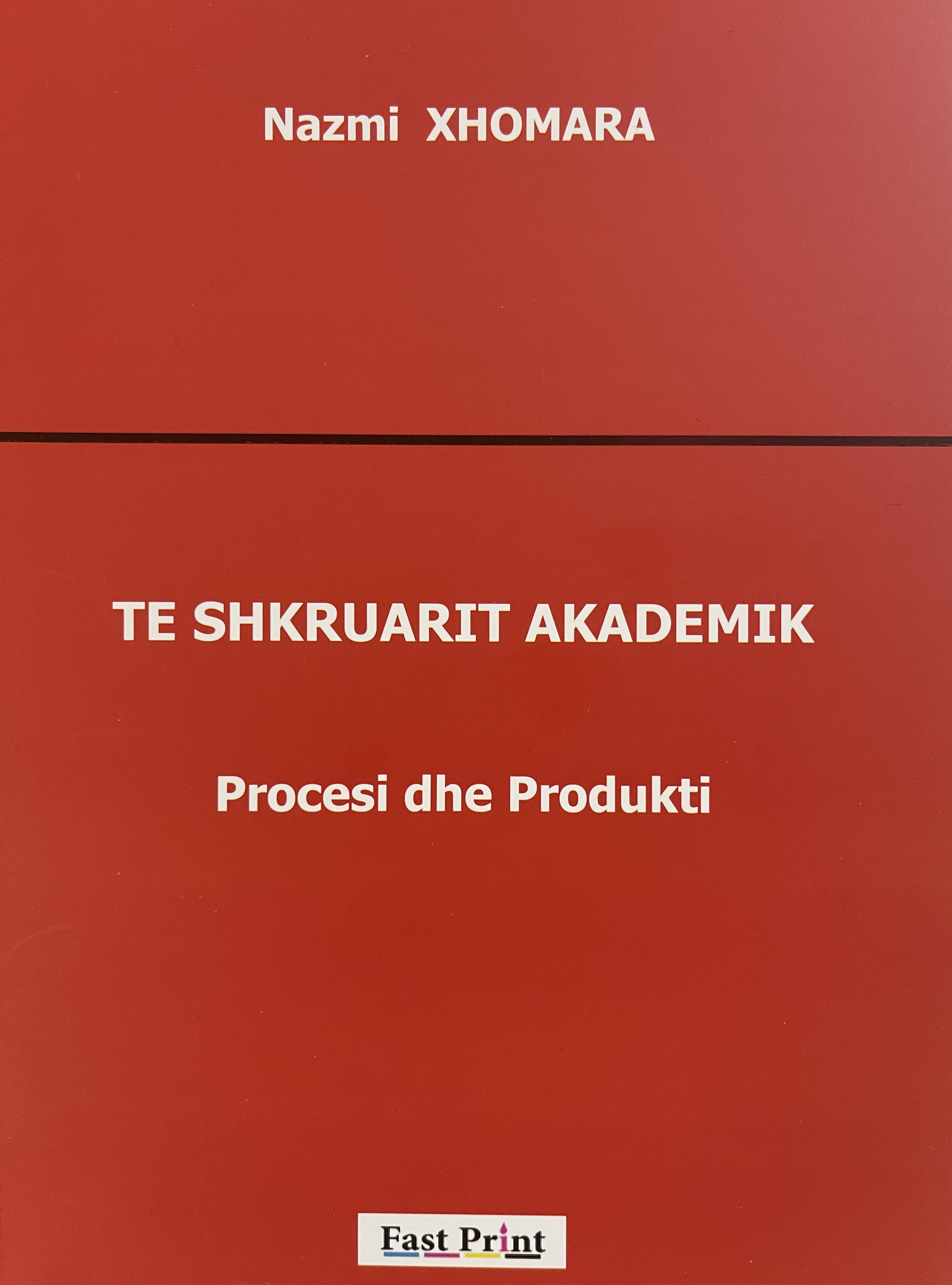 Kopertina e librit Te Shkruarit Akademik: Procesi dhe Produkti