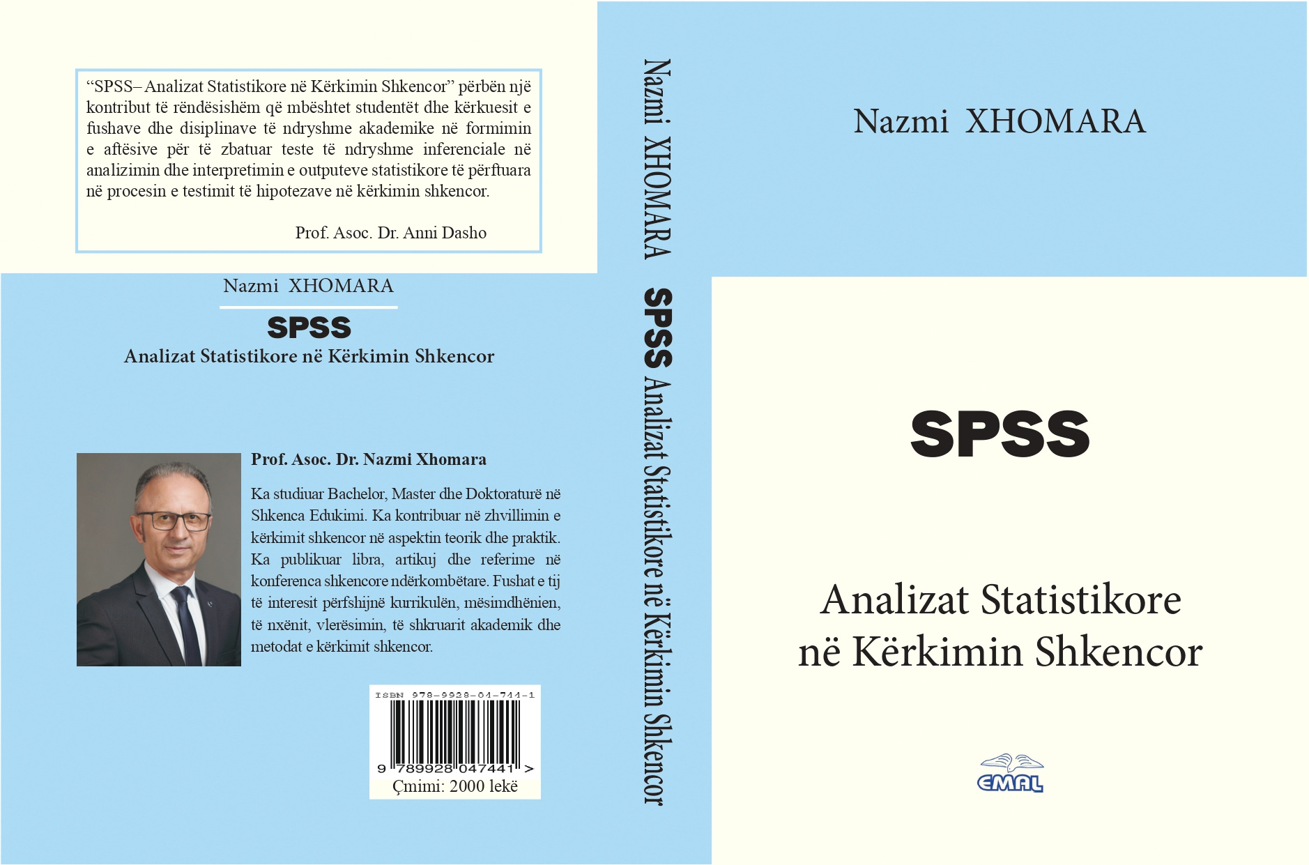 Kopertina e librit SPSS: Analizat Statistikore ne Kerkimin Shkencor
