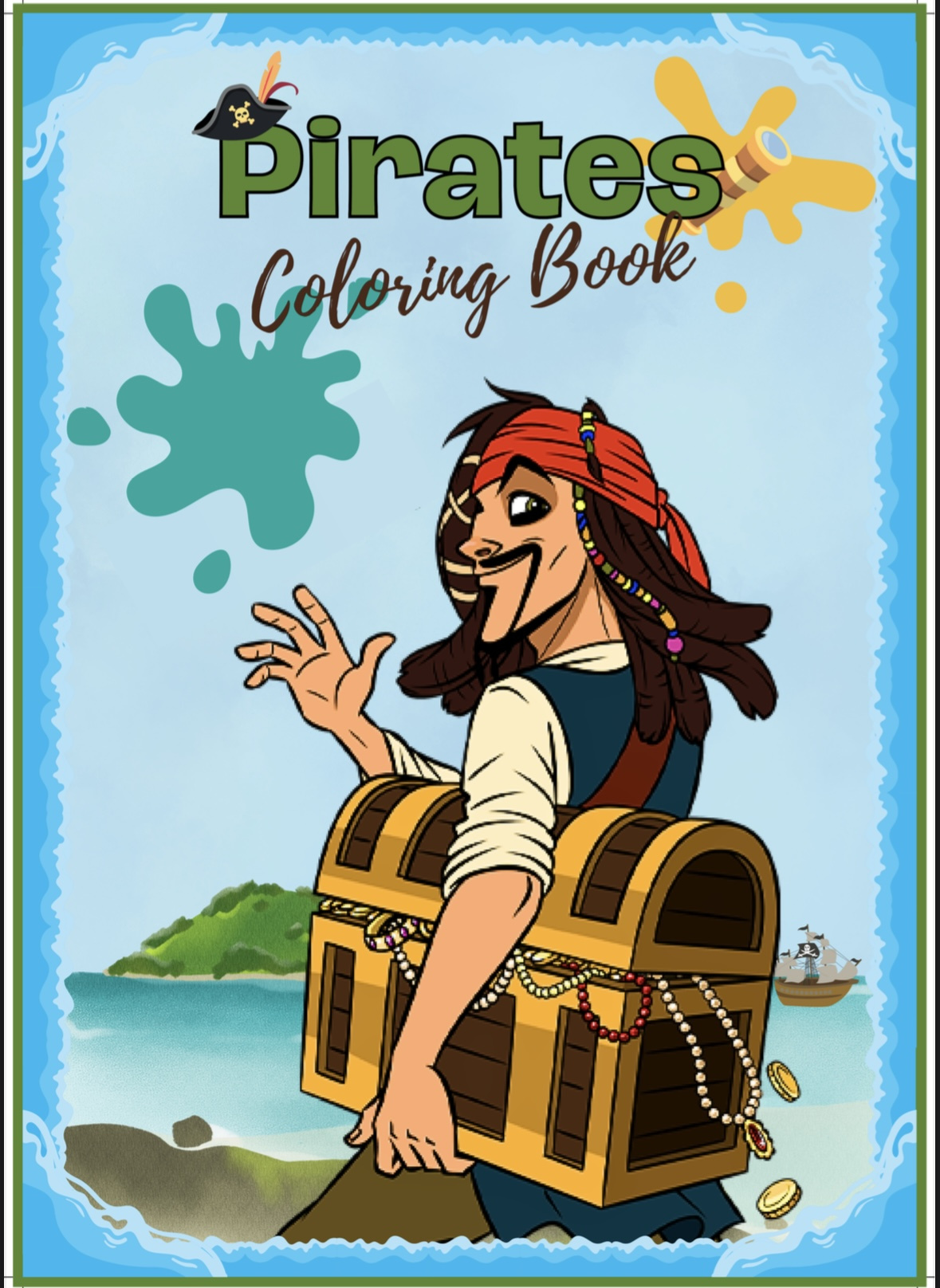 Kopertina e librit Pirates Coloring Book