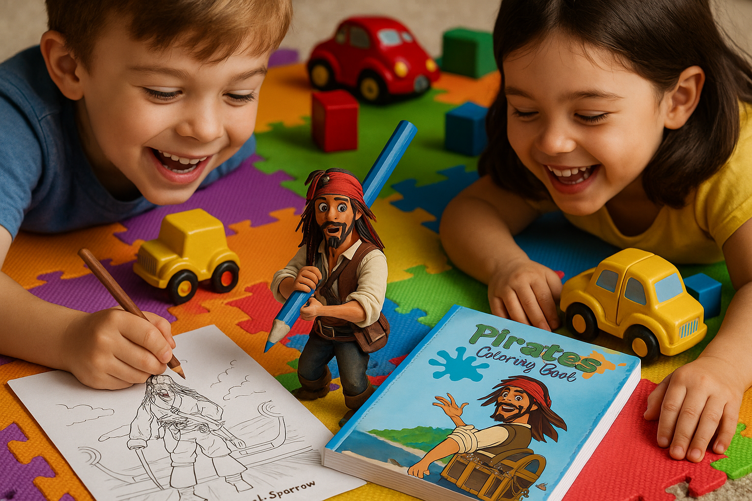 Kopertina e librit Pirates Coloring Book