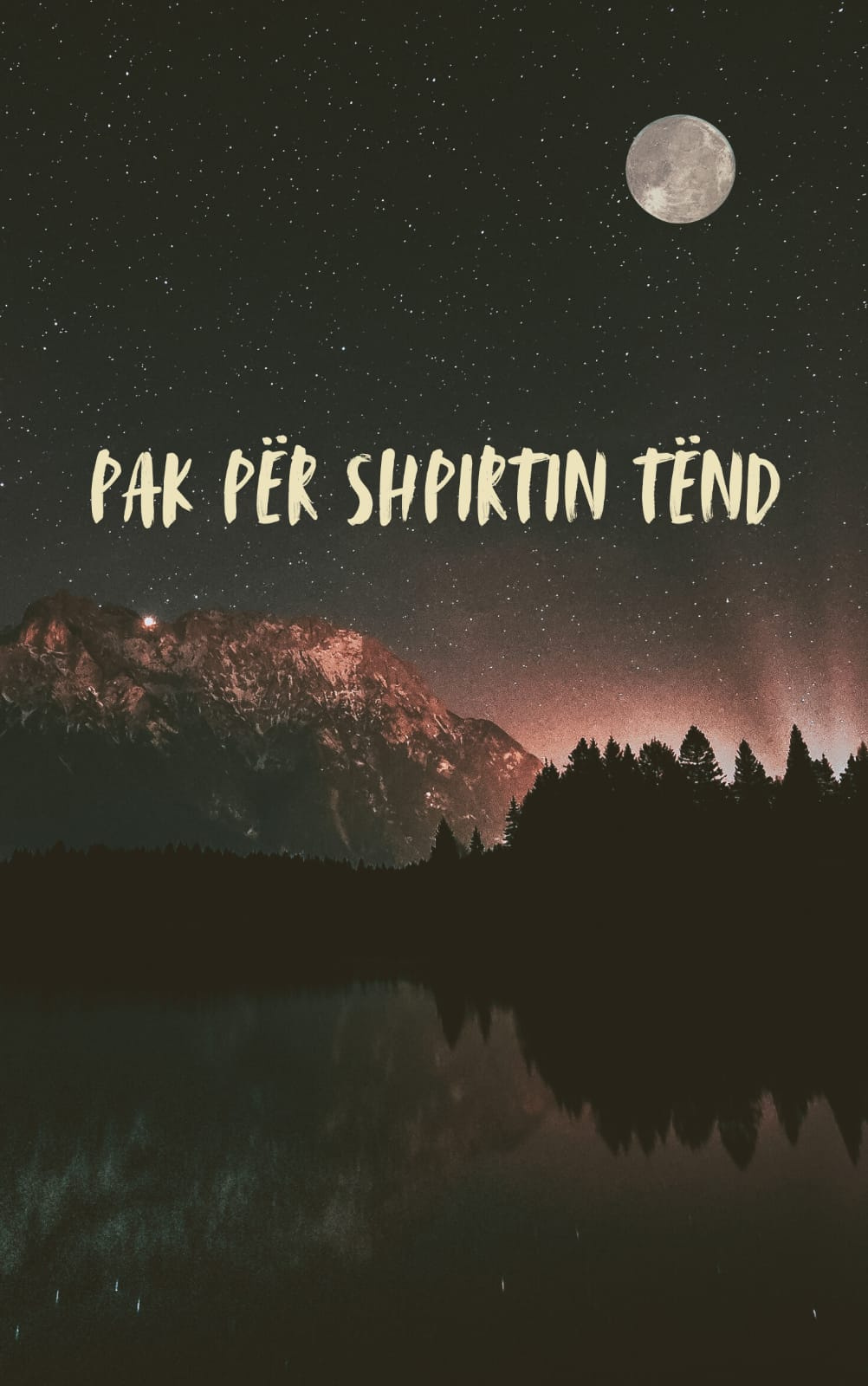 Kopertina e librit Pak për shpirtin tënd