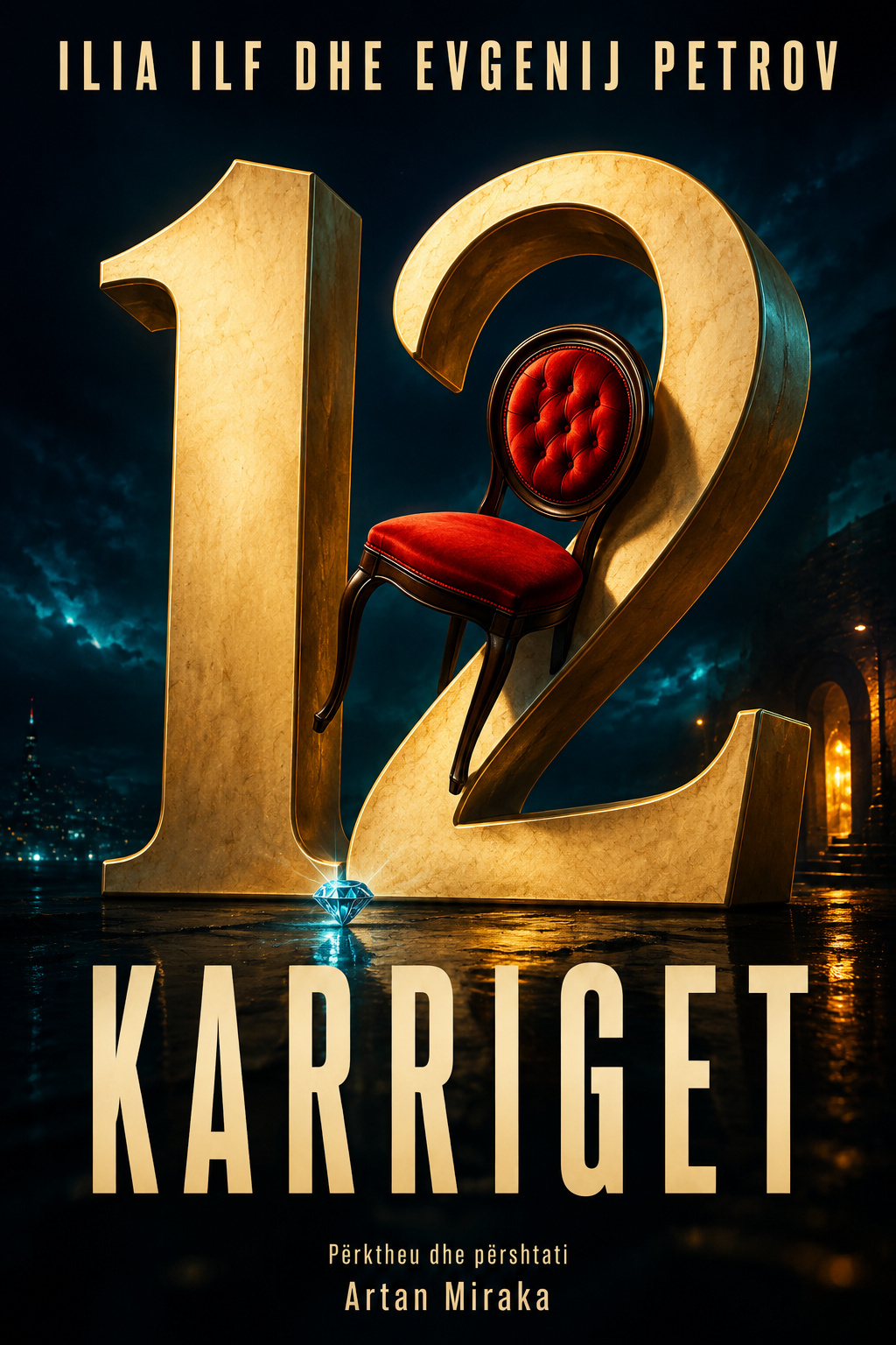 Kopertina e librit DYMBËDHJETË KARRIGET 